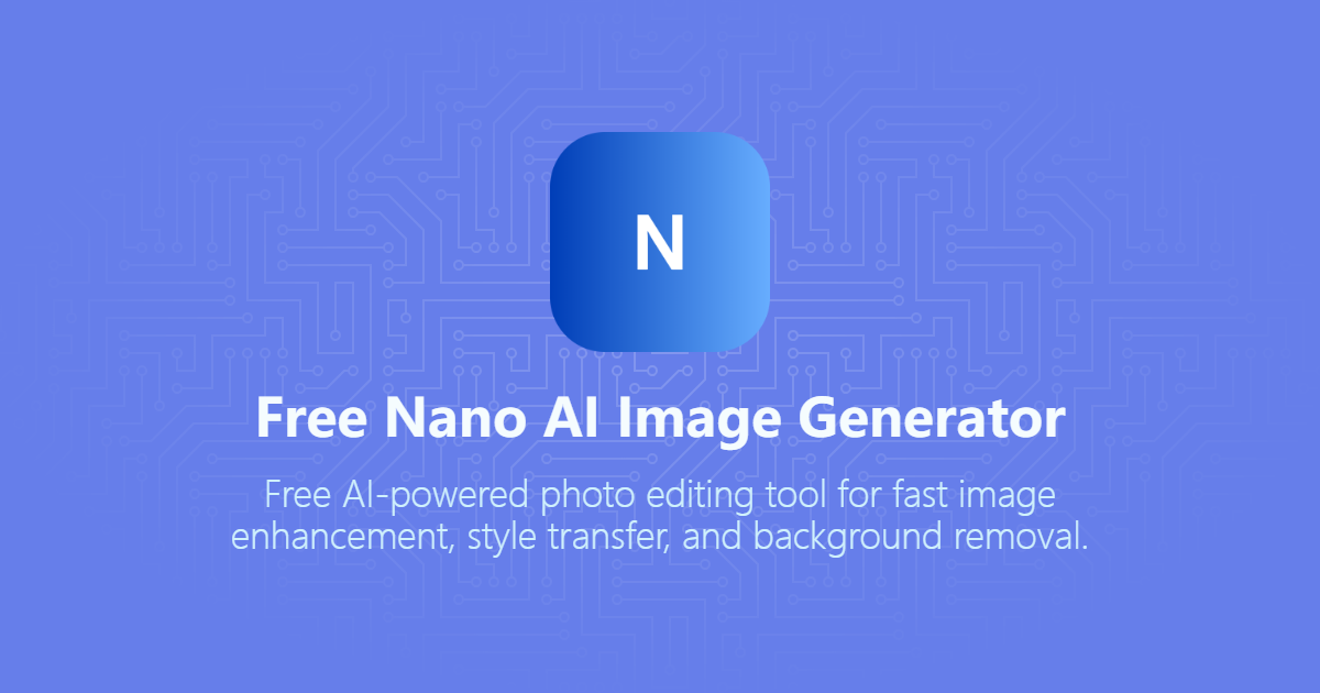 Nano AI - Free Gemini 2.5 Flash Image Generator screenshot