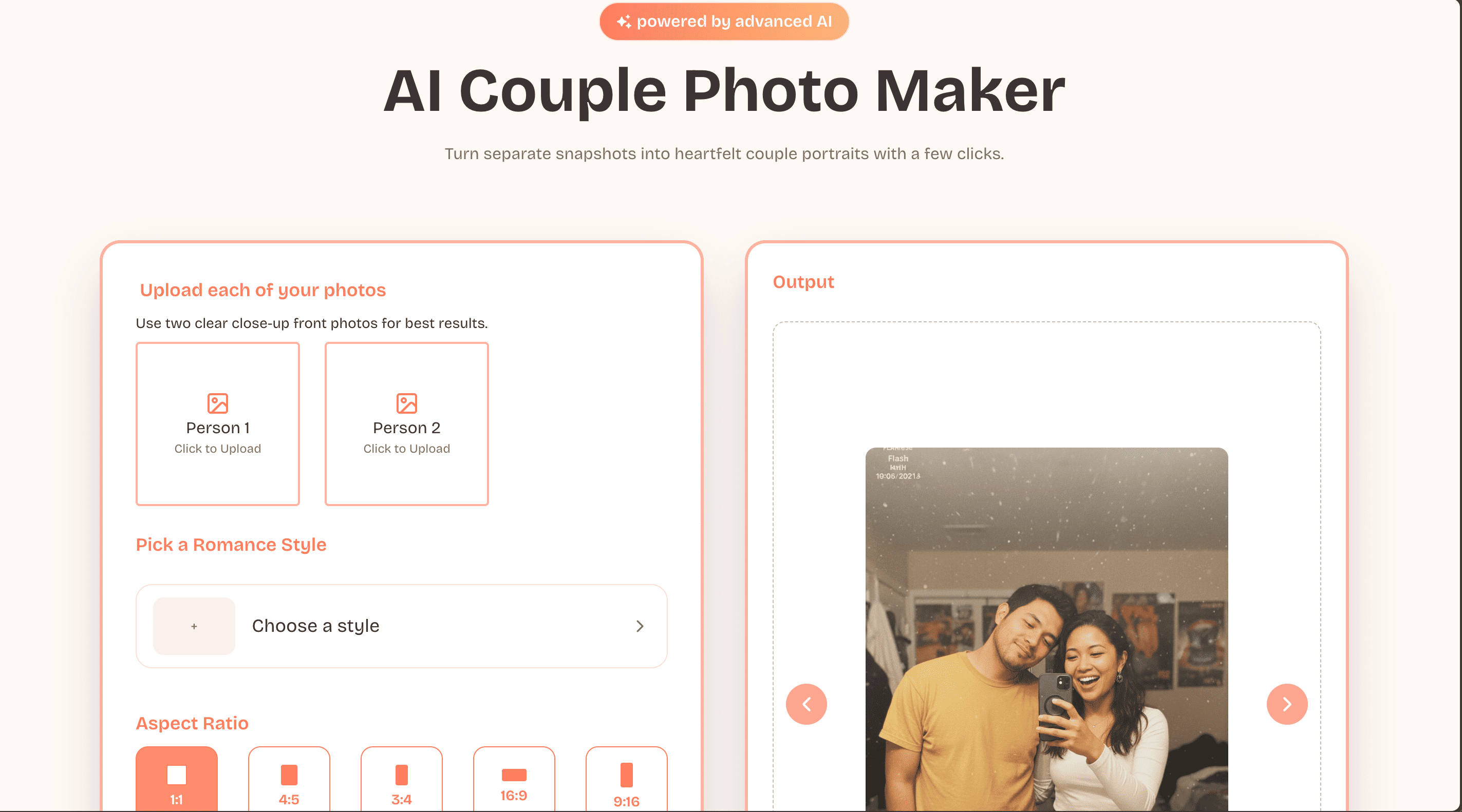 AI Couple Photo screenshot