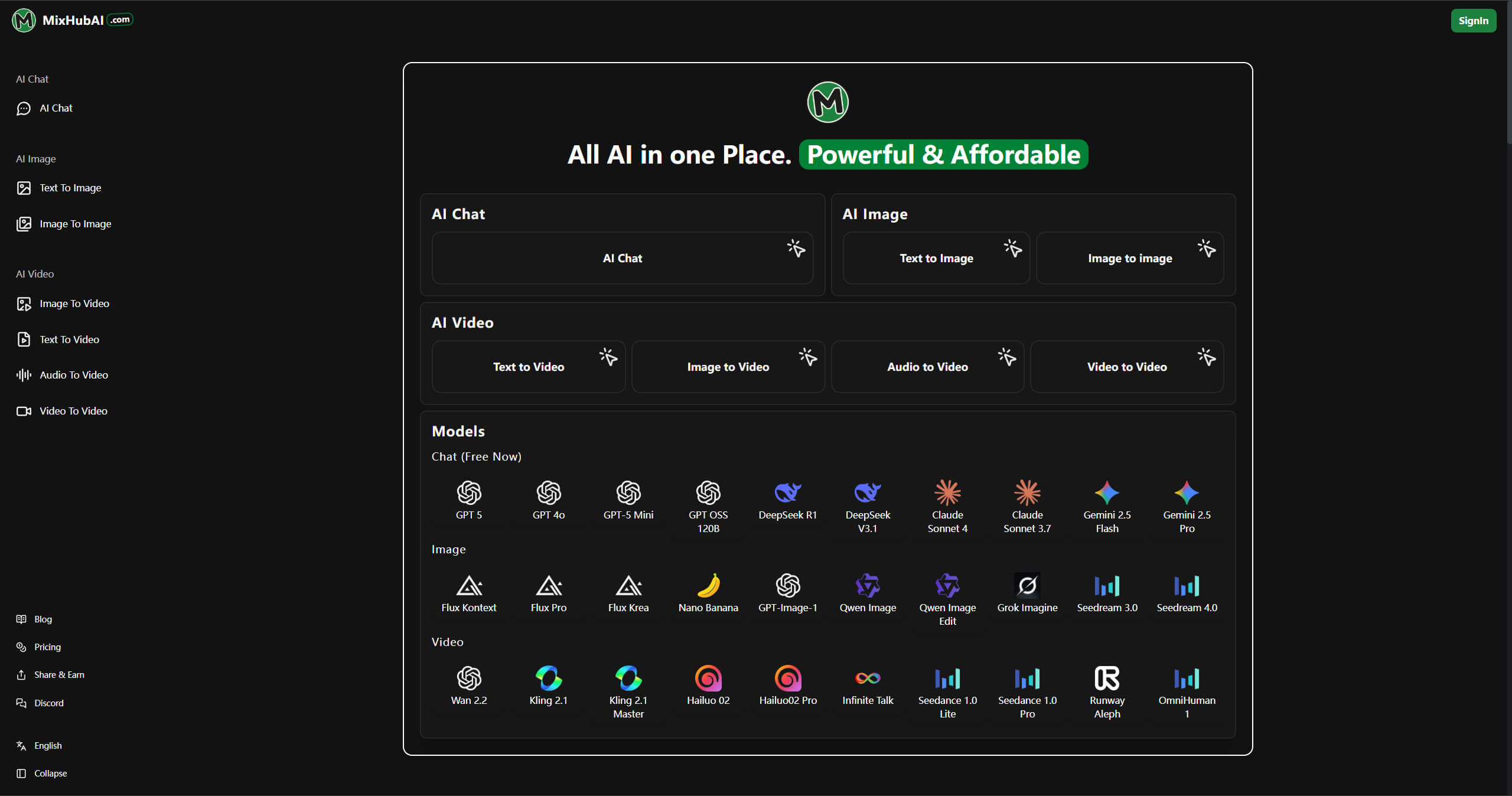 MixHub AI screenshot
