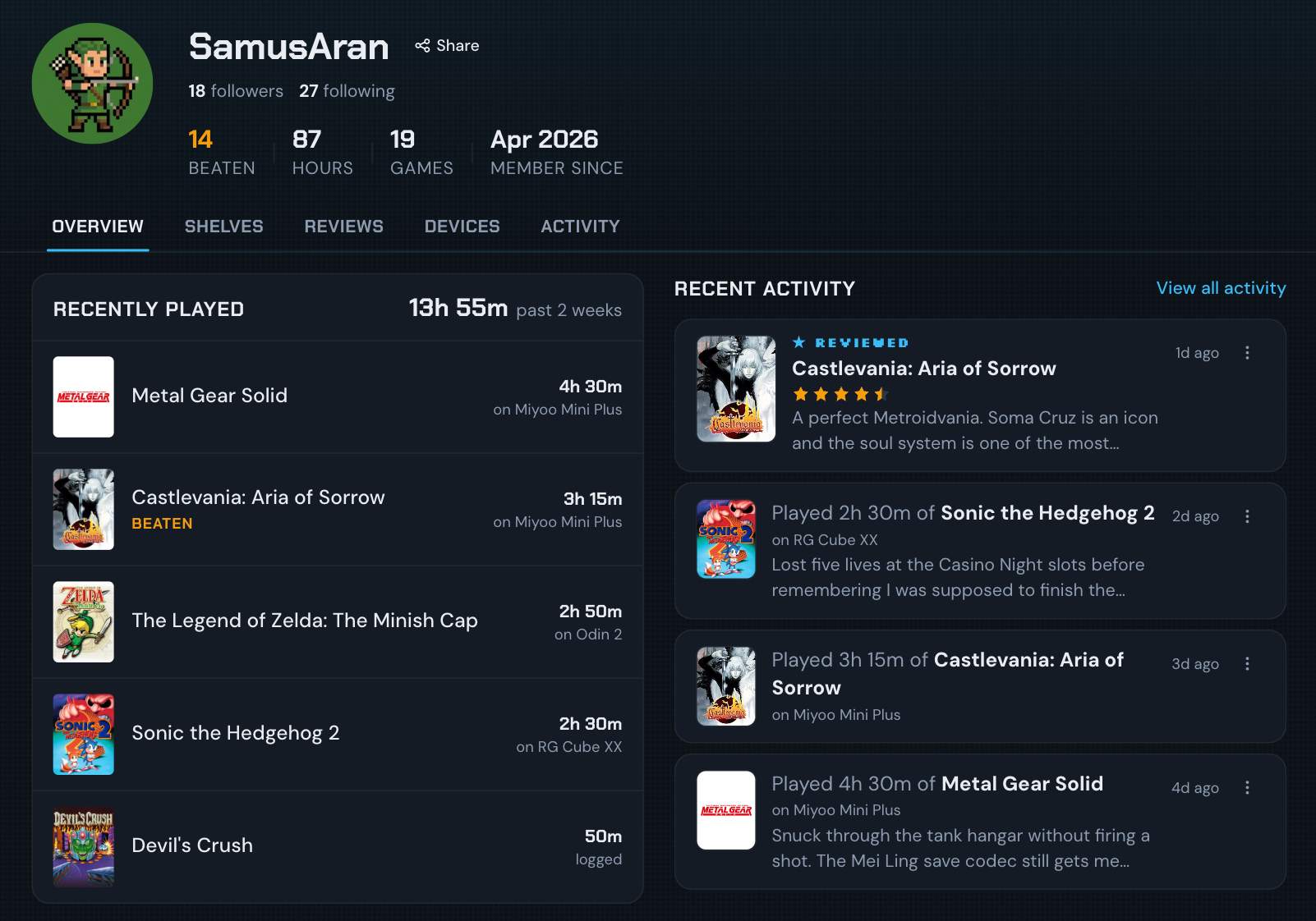 retroshelf screenshot