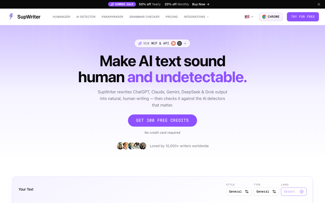 SupWriter screenshot